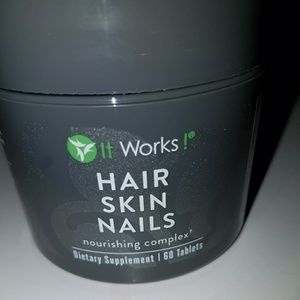 It works hair skin and nails